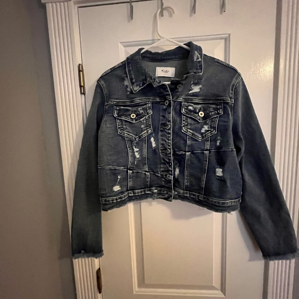 KanCan Dark Wash Denim Jacket